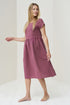 Image 15 of Pure linen dress features short sleeves and side pockets Molly from Baltic Linen