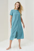 Linen summer dress Moss
