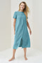 Linen summer dress Moss