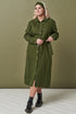 Image 9 of Linen shirt dress with one belt, long sleeves and pockets Nika from Baltic Linen