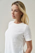 Image 5 of Loose linen blouse features short sleeves and comfort Gerdut from Baltic Linen