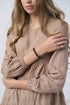 Image 5 of Long sleeves linen top with ruffled bottom & branded neckline Vilte from Baltic Linen