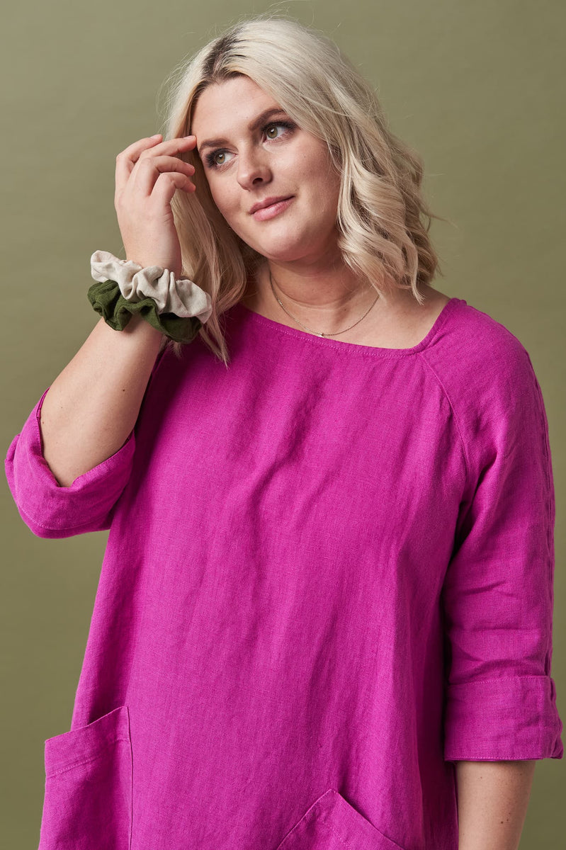 Linen boho dress Susana BalticLinen Linen boho dress Susana BalticLinen