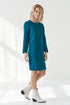Image 6 of womens flax dress with long sleeves and pockets Mistyka from Baltic Linen