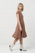 Image 4 of Pure linen dress features short sleeves and a comfortable fit Juste from Baltic Linen