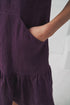 Image 6 of Flax dress with side pockets and one button in the back Jole from Baltic Linen