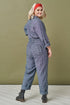 Image 4 of Linen jumpsuit with a self-tie belt, long sleeves and pockets Pita from Baltic Linen