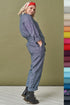 Image 7 of Linen jumpsuit with a self-tie belt, long sleeves and pockets Pita from Baltic Linen