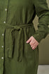 Image 12 of Linen long shirt dress with long sleeves and pockets Nika from Baltic Linen