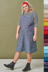 Image 8 of Linen pinafore dress with adjustable straps & square neckline Lukne from Baltic Linen