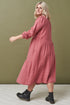 Image 5 of Linen shift dress with front buttons and pockets on the side Sydney from Baltic Linen