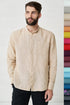 Image 8 of Linen cusual shirt comes with long sleeves and a chest pocket Tomas from Baltic Linen