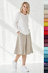 Image 10 of Linen skirt-shorts with side pockets oversized relaxed fit Parker from Baltic Linen