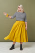 Image 2 of Linen skirt with pockets, elastic waist and side pockets Nova from Baltic Linen