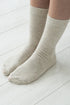 Image 2 of Long linen socks are composed of natural cotton and linen from Baltic Linen