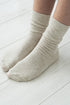 Image 4 of Long linen socks are composed of natural cotton and linen from Baltic Linen