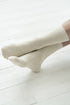 Image 6 of Long linen socks are composed of natural cotton and linen from Baltic Linen