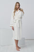 Image 1 of Luxury linen bathrobe comfortable with long kimono sleeves from Baltic Linen