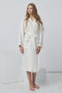 Image 2 of Luxury linen bathrobe comfortable with long kimono sleeves from Baltic Linen