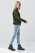 Image 4 of Merino wool sweater with long sleeves and round neckline Alexander from Baltic Linen