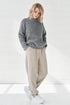 Image 18 of Merino wool sweater with long sleeves and round neckline Alexander from Baltic Linen