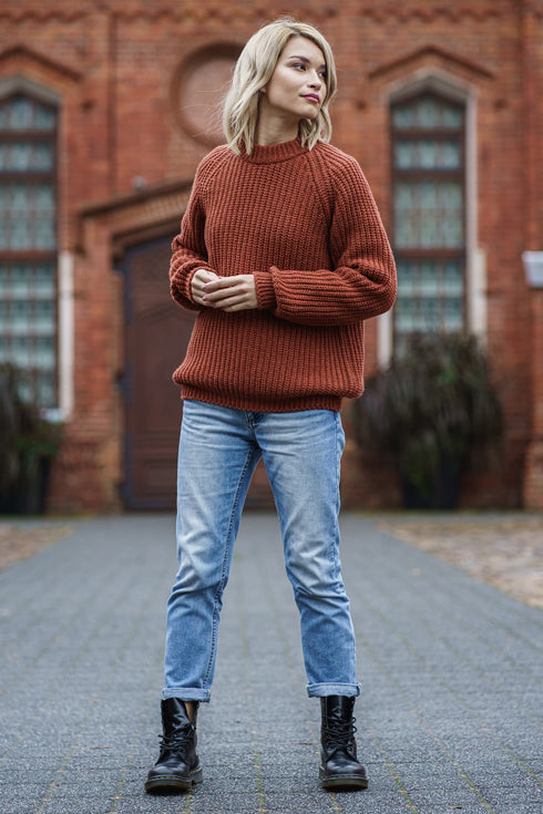 Image 10 of wool sweater doesn't irritate & allows the skin to breathe Alexander from Baltic Linen