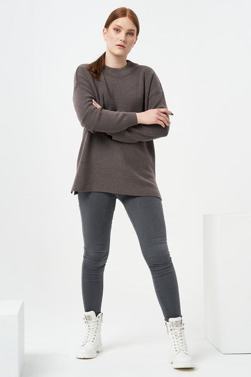 Image 1 of Oversize merino wool sweater with long sleeves - perfect for winter from Baltic Linen