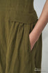 Image 5 of Pure linen dress with a hidden zip on the side and side pockets Jura from Baltic Linen