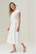 Image 10 of Pure linen dress with a hidden zip on the side and side pockets Jura from Baltic Linen