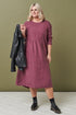 Image 9 of Pure linen dress washed and soft with long sleeves Madeira from Baltic Linen