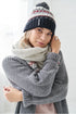 Image 2 of Pure wool bobble hat made to be comfortable and warm for chilly days from Baltic Linen