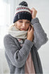 Image 3 of Pure wool bobble hat made to be comfortable and warm for chilly days from Baltic Linen