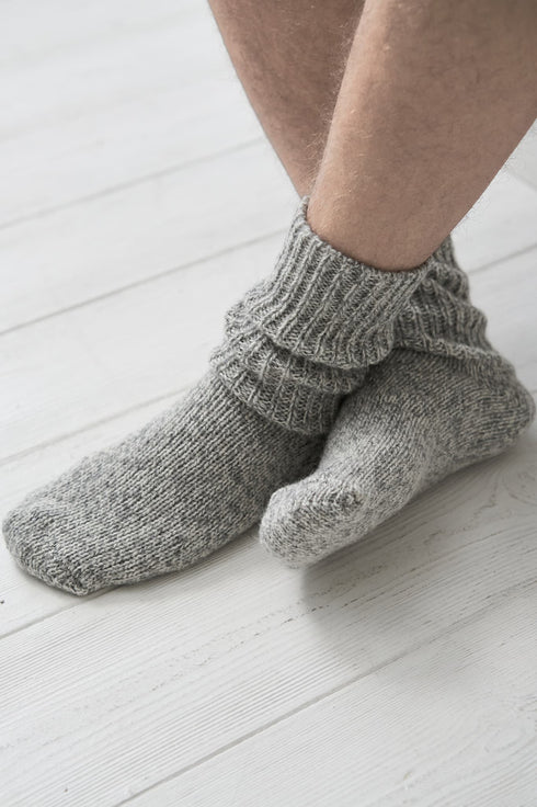 Image 2 of Sheep wool socks made from pure wool with a comfortable design from Baltic Linen