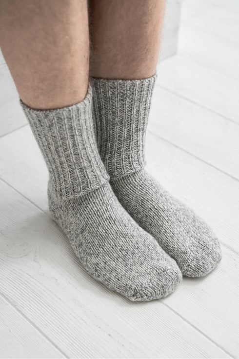 Image 4 of Sheep wool socks made from pure wool with a comfortable design from Baltic Linen