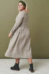 Image 12 of Autumn linen dress with hidden side zip and hidden pockets Jurate from Baltic Linen
