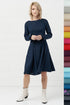 Image 13 of linen dress with long ripple sleeves ideal for any season Justina from Baltic Linen