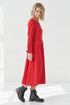 Image 11 of Washed linen dress comes with side pockets and long sleeves Jurate from Baltic Linen