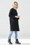 Image 1 of Modern wool coat with long sleeves and pockets Ernestina from Baltic Linen