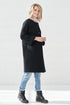 Image 1 of Modern wool coat with long sleeves and pockets Ernestina from Baltic Linen