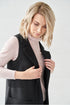 Image 4 of Warm wool vest features no sleeves design and two deep pockets Lora from Baltic Linen