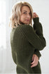 Image 14 of Terakota sweater warm and comfortable with long sleeves Alexander from Baltic Linen