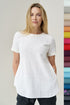 Image 6 of Loose linen blouse features short sleeves and comfort Gerdut from Baltic Linen