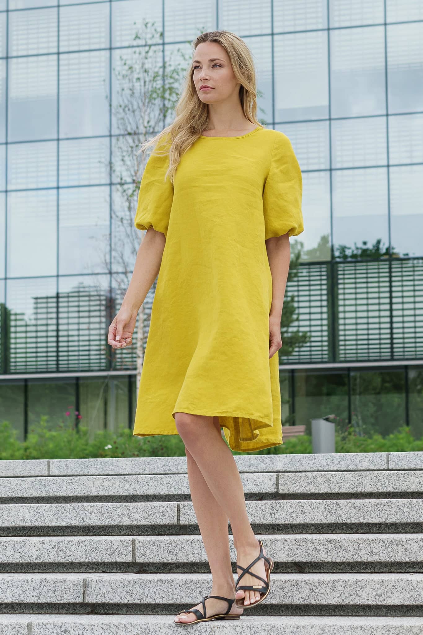 Summer linen dress Madre BalticLinen Summer linen dress Madre BalticLinen
